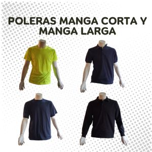 Poleras Manga Corta y Larga
